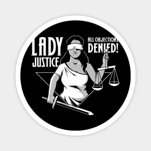 Lady Justice Magnet